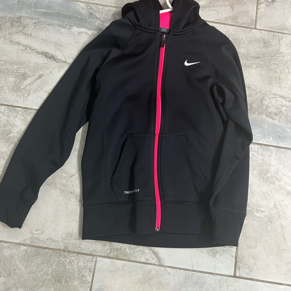 Girls Nike zip up hoodie